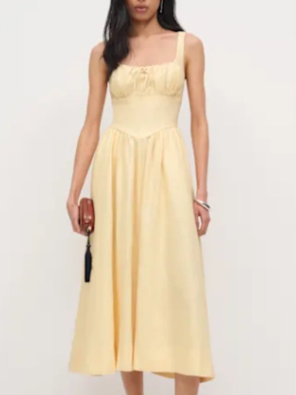 Reformation Balia Linen Dress